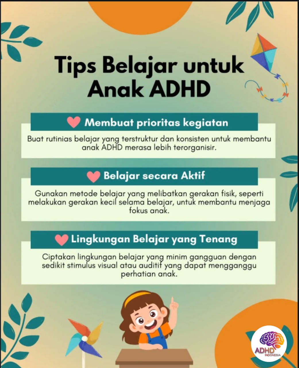 Strategi Belajar yang Cocok untuk Anak ADHD di Kabupaten Batang Hari